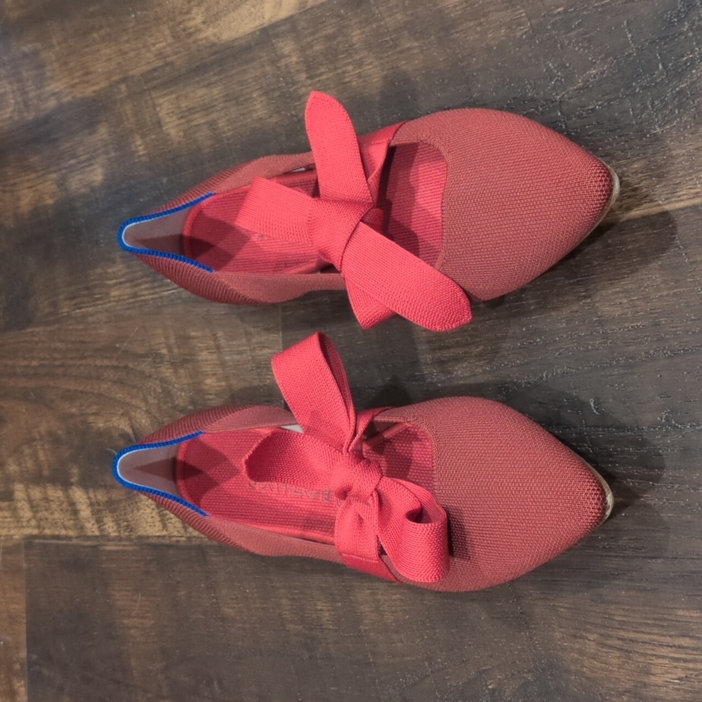 Rothy's The Point Mary janes 12 red